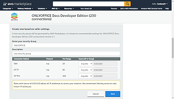 Launch your ONLYOFFICE instance