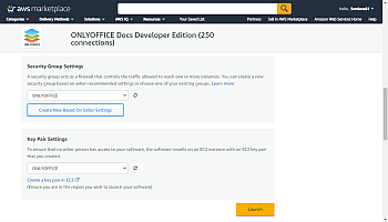 Launch your ONLYOFFICE instance