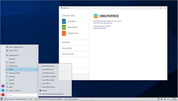 Run ONLYOFFICE Desktop Editors