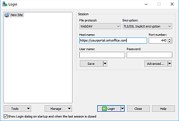 WebDAV client
