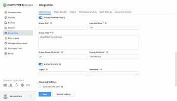 LDAP settings - groups