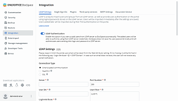 LDAP settings - users