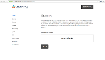 HTTPS page