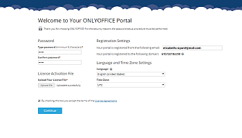 Portal setup