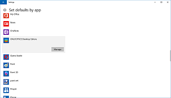 Manage application
