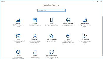 Windows Settings