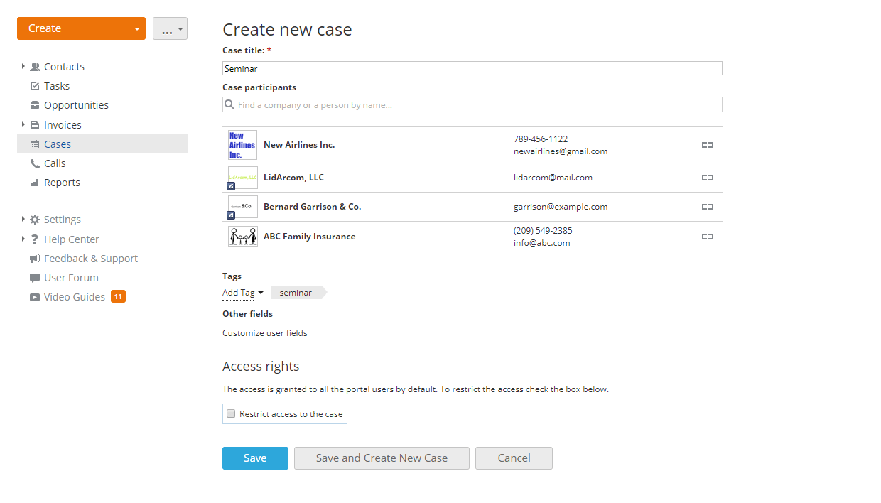 Add case