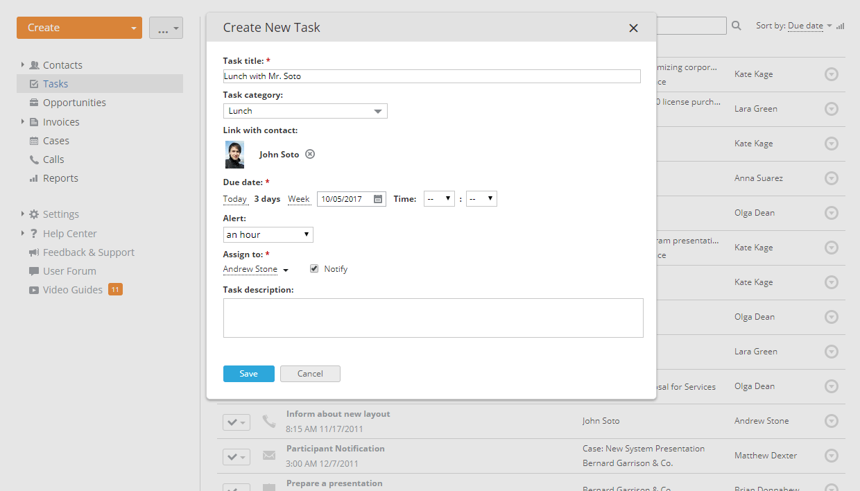 Assign task