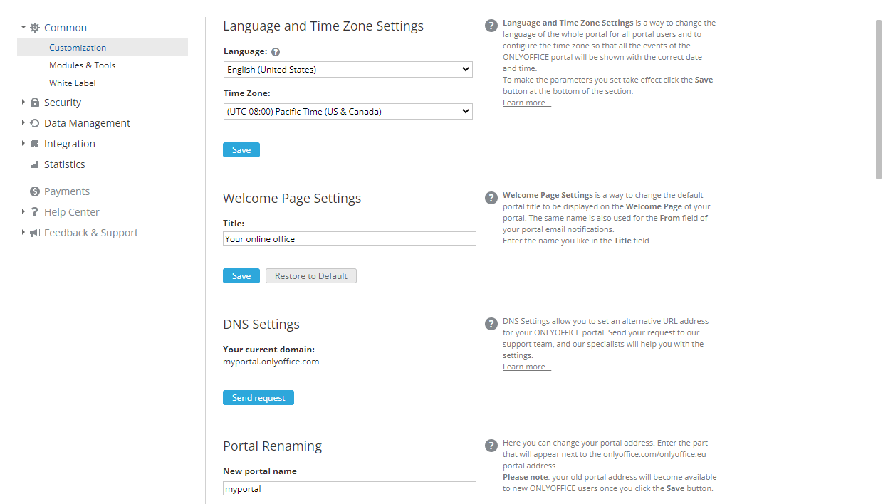 Customizing Portal