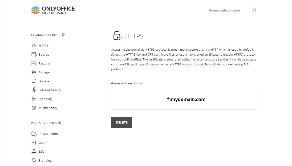 SSL Certificate