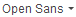 Font name