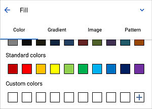 Shape Settings - Fill