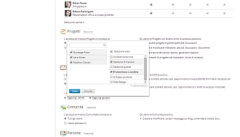 Modifica le impostazioni del modulo CRM