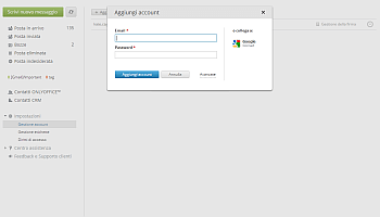 Crea account