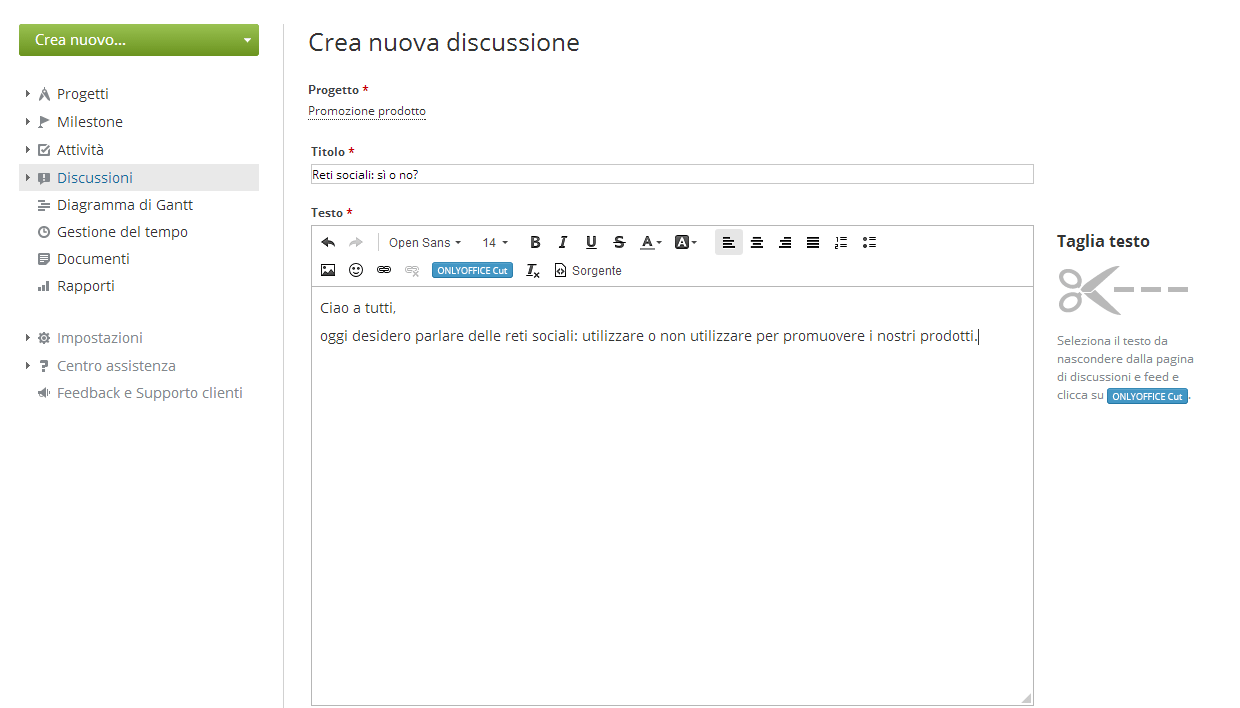 Conduzione di una discussione