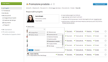 Gestione del team