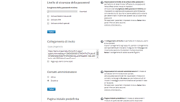 Invio del collegamento di invito