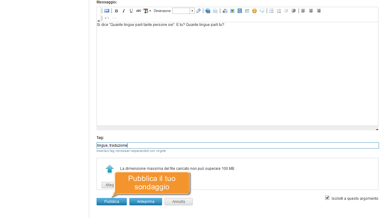 Come rendere più interattivo il tuo forum? Passo 4