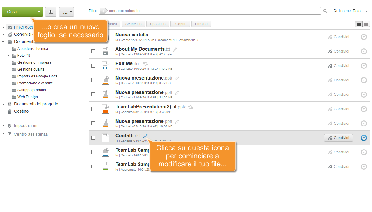 Come creare un file CSV? Passo 2