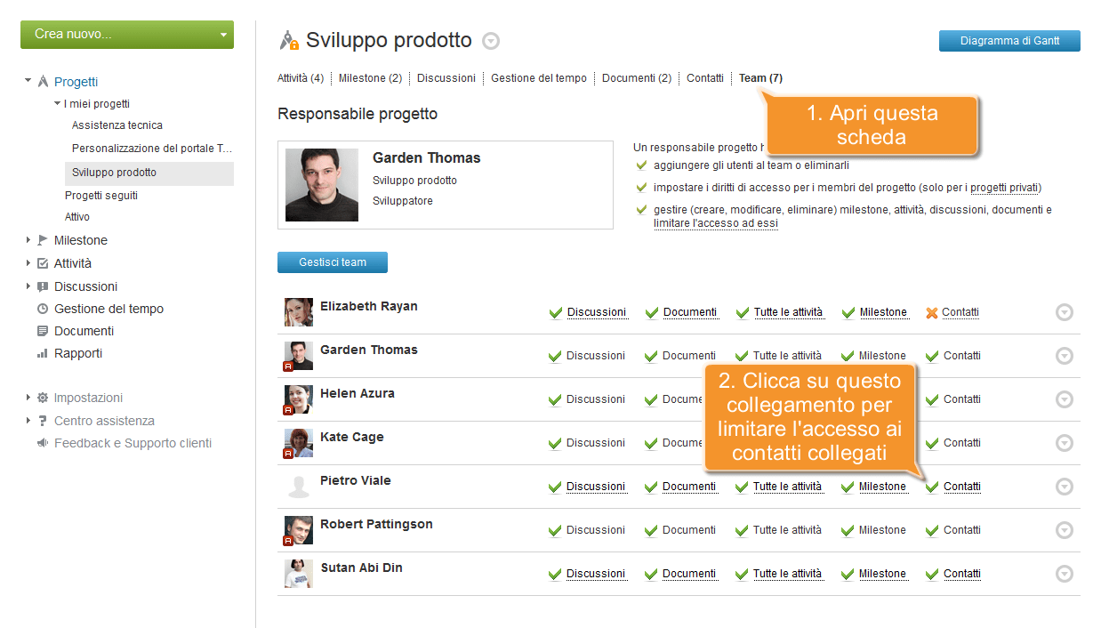 Come collegare il tuo progetto ad un contatto CRM? Passo 4