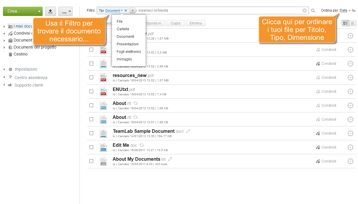 Come modificare il documento collaborativamente online? Passo 2