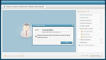 Come creare una stanza di chat? Passo 2
