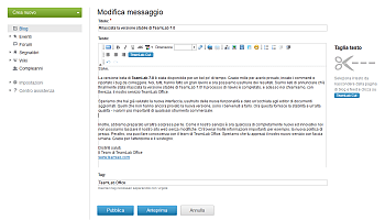 Come inserire un'immagine in un messaggio postato? Passo 2