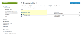 Come collegare il tuo progetto ad un contatto CRM? Passo 3
