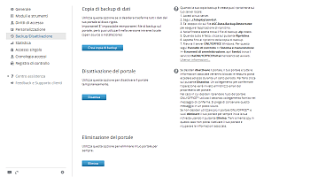 Creazione di una copia di backup