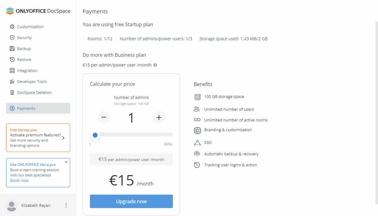 Creating ONLYOFFICE DocSpace in a cloud? Step 3