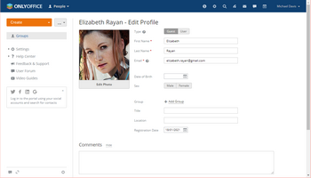 Edit profile
