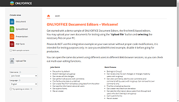 Подключение к решению Docs Developer Edition через веб-браузер